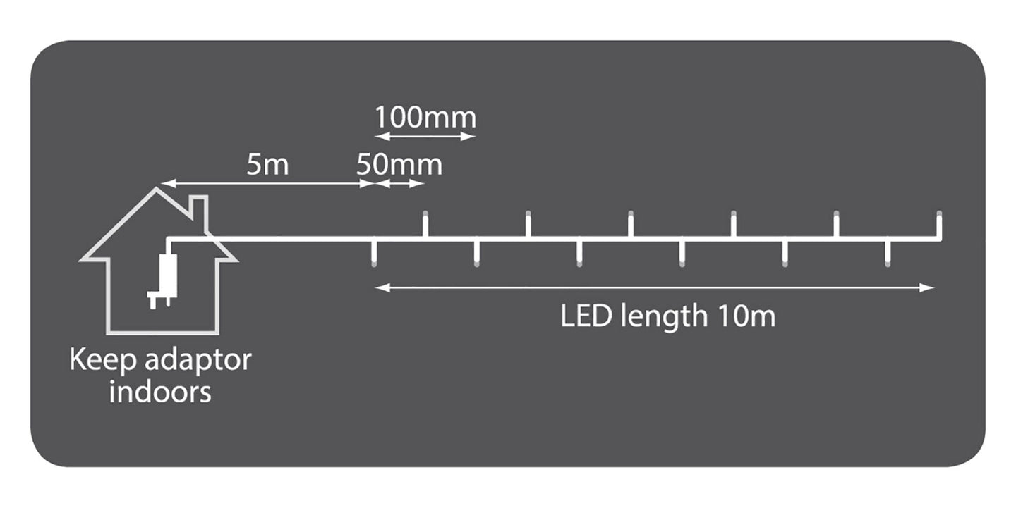 LYYT 200 LED String Lights w/Timer MC - view 5