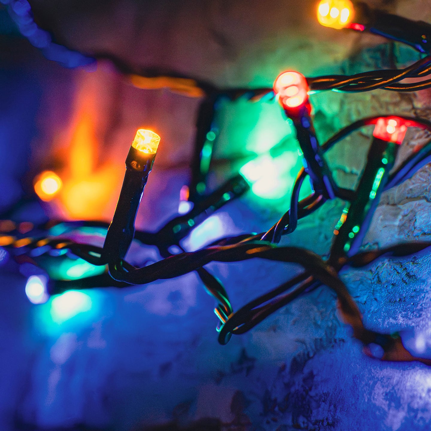 LYYT 120 LED Battery String Light Multicolour