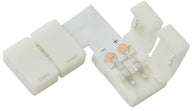 LYYT 8mm single colour LED tape L connector - pack of 5