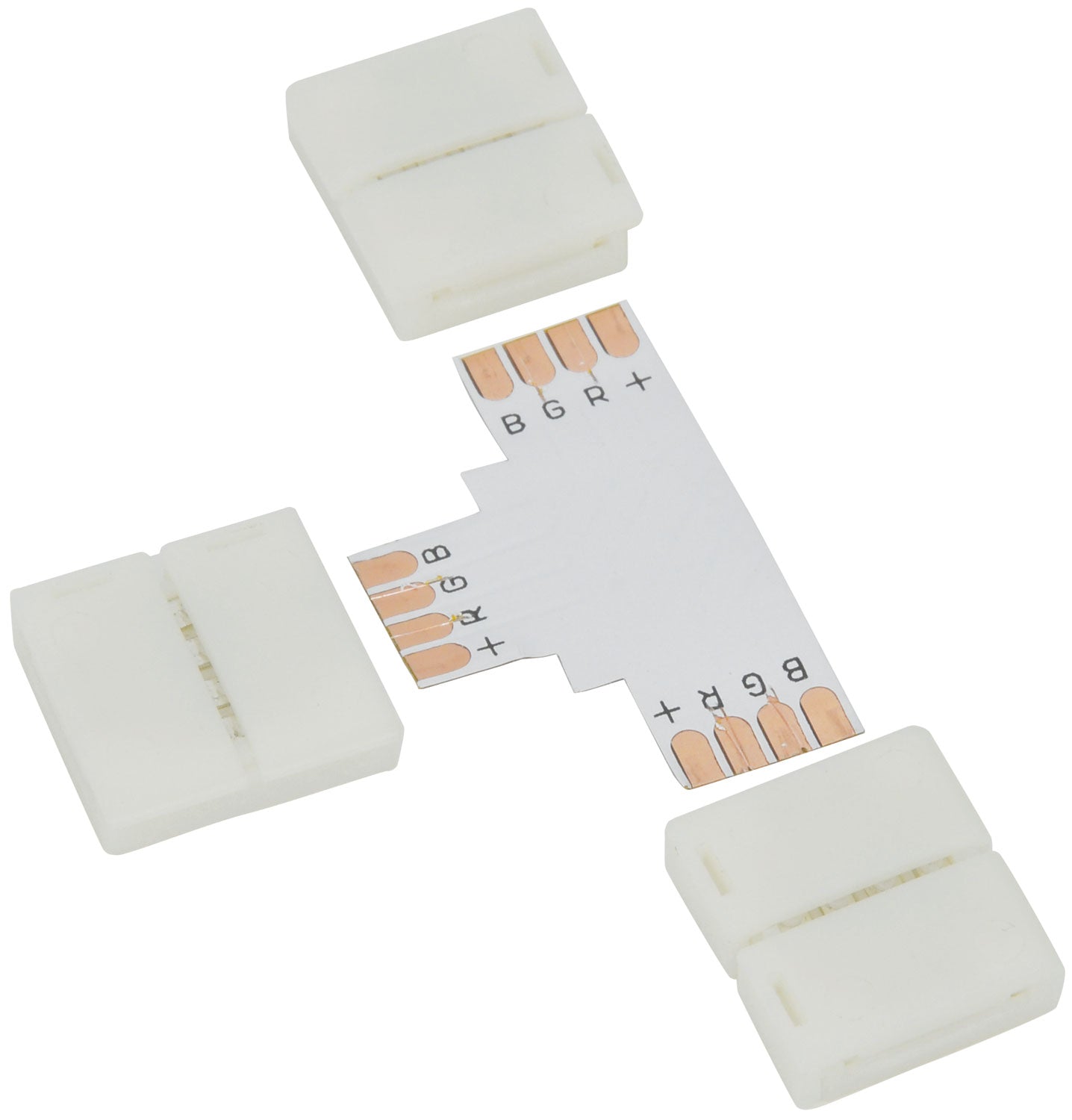 LYYT 10mm RGB LED tape T connector - pack of 5 - view 2