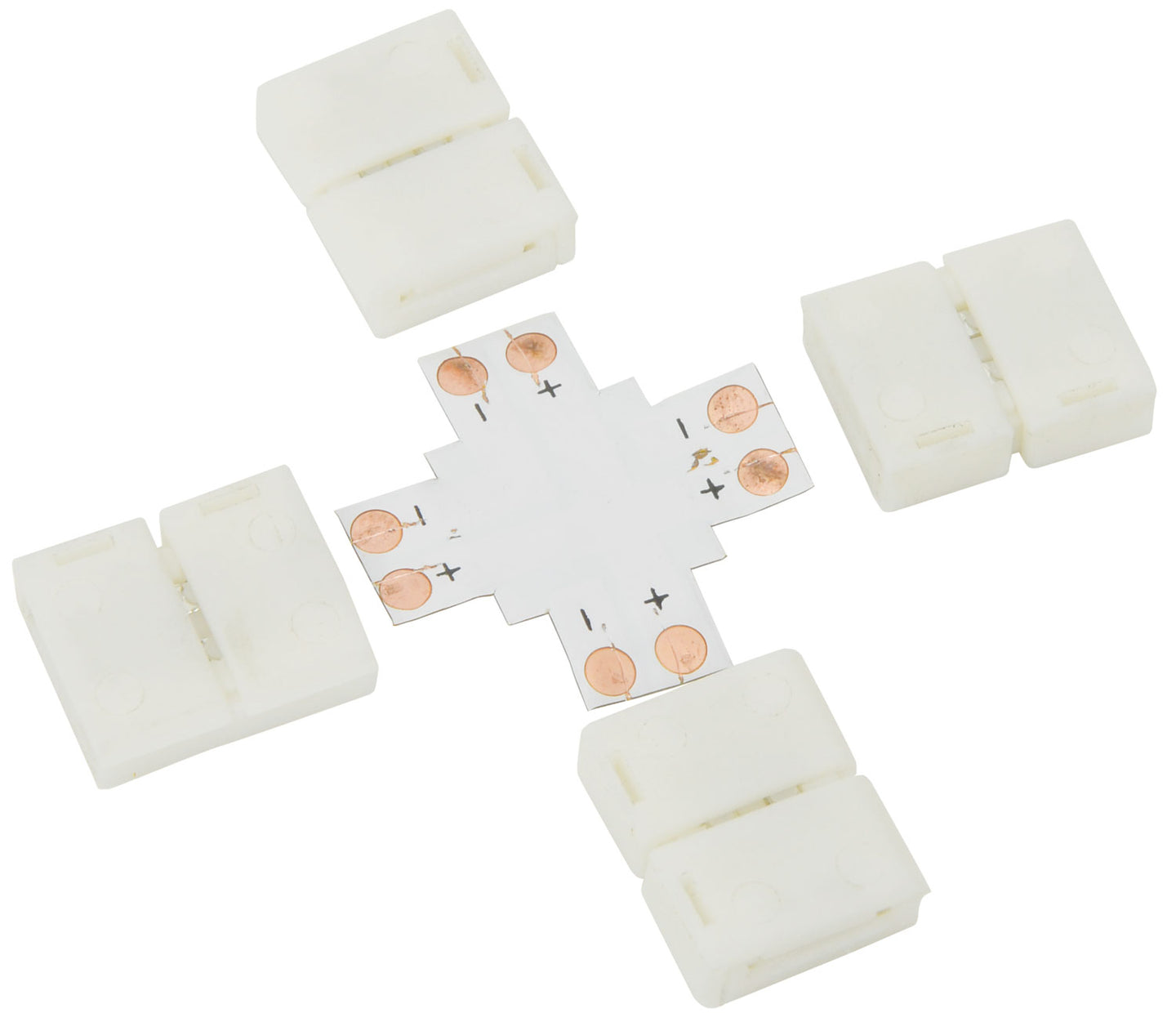 LYYT 8mm single colour LED tape X connector - pack of 5 - view 2