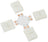 LYYT 8mm single colour LED tape X connector - pack of 5 - view 2