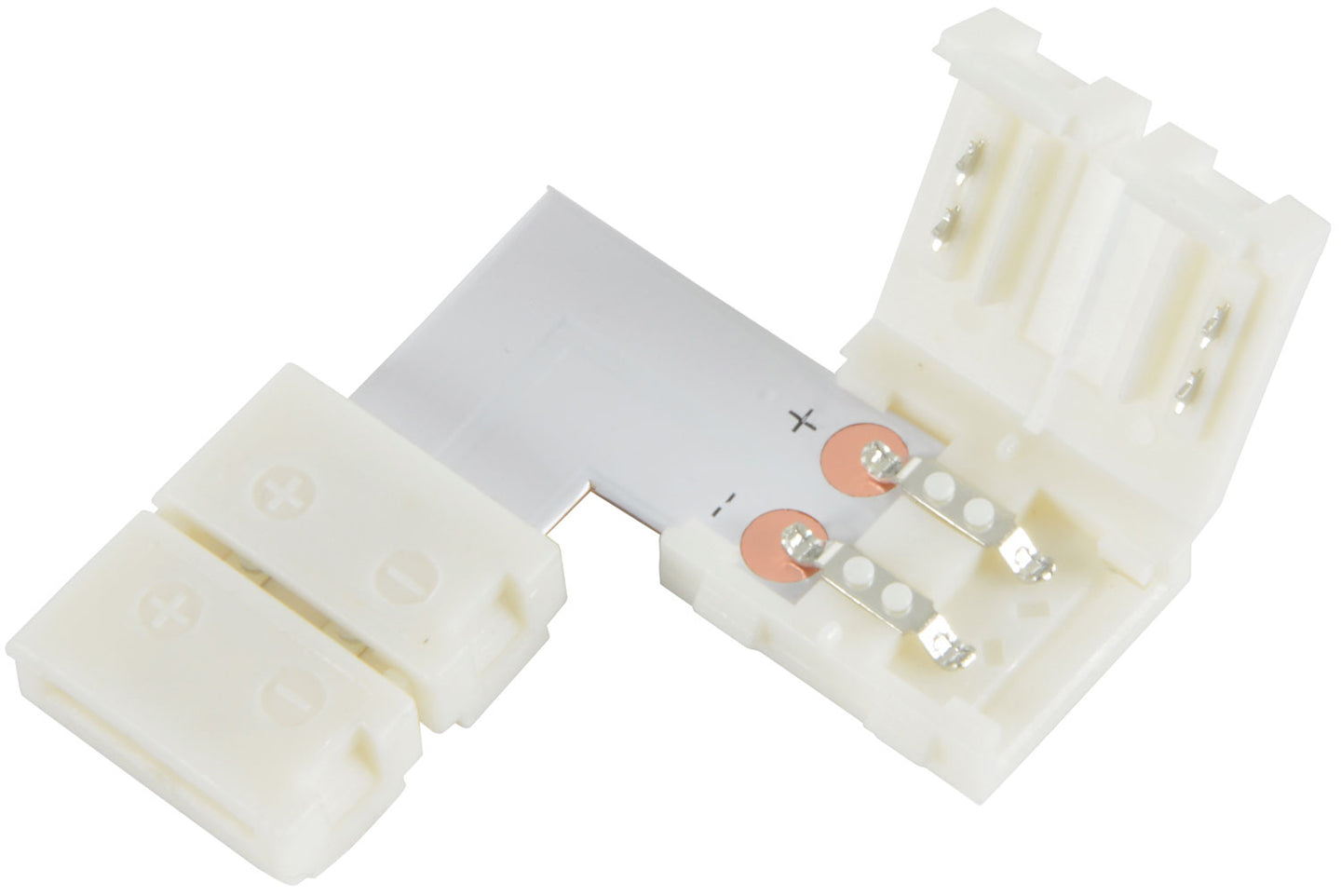 LYYT 10mm single colour LED tape L connector - pack of 5