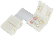 LYYT 10mm single colour LED tape L connector - pack of 5