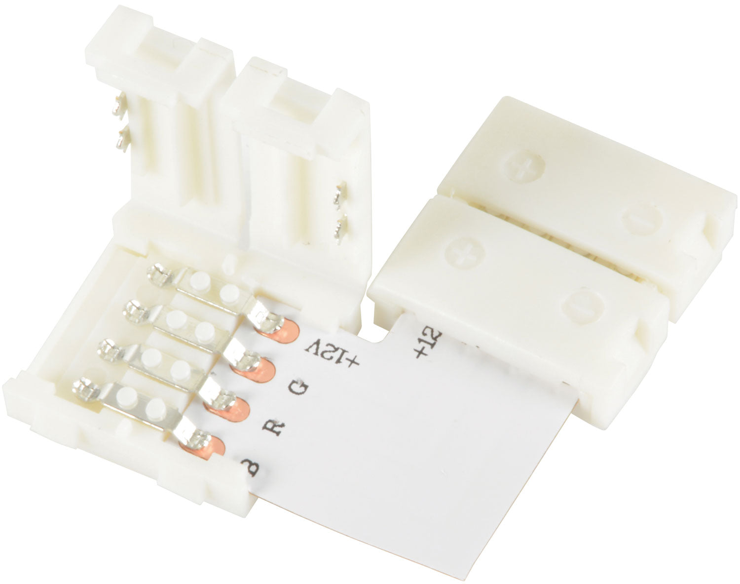 LYYT 12mm RGB LED tape L connector - pack of 5
