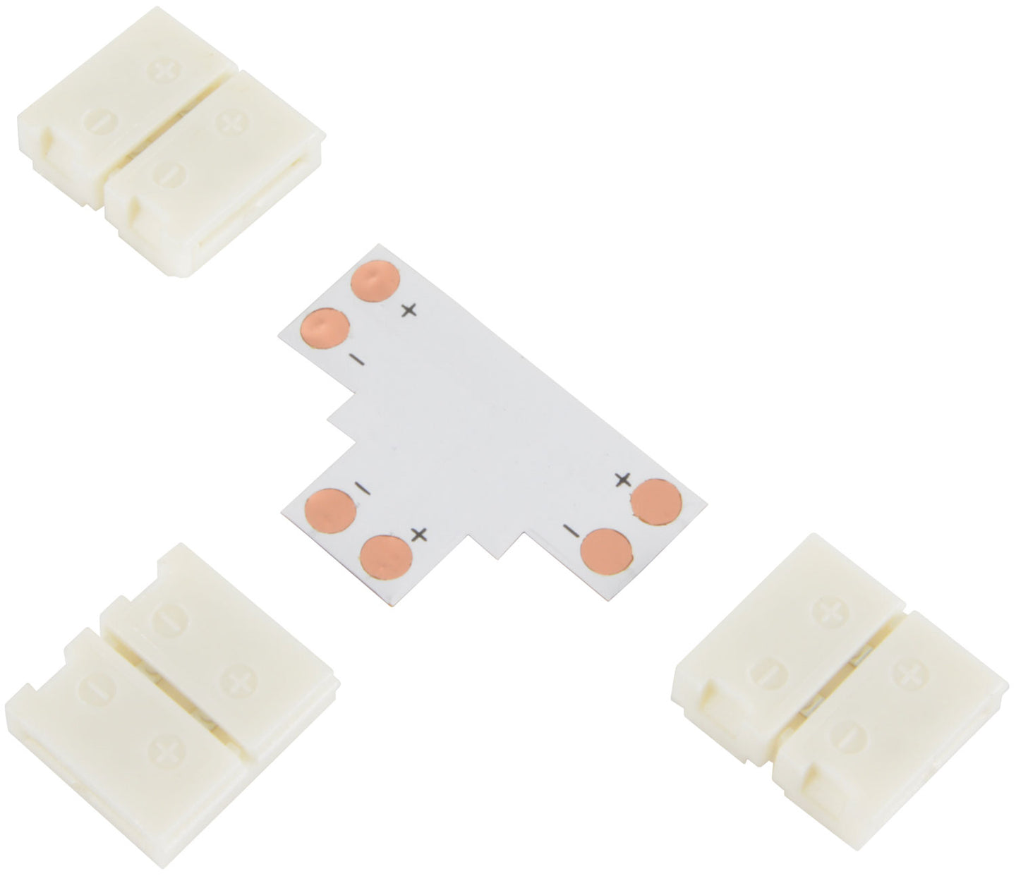 LYYT 10mm single colour LED tape T connector - pack of 5 - view 2