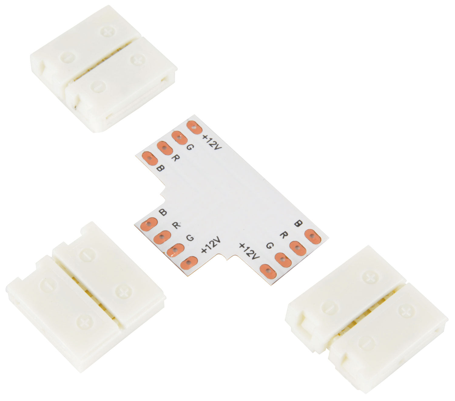 LYYT 12mm RGB LED tape T connector - pack of 5 - view 2