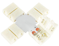 LYYT 10mm single colour LED tape X connector - pack of 5