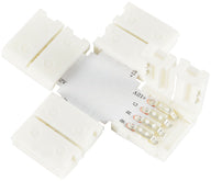 LYYT 12mm RGB LED tape X connector - pack of 5