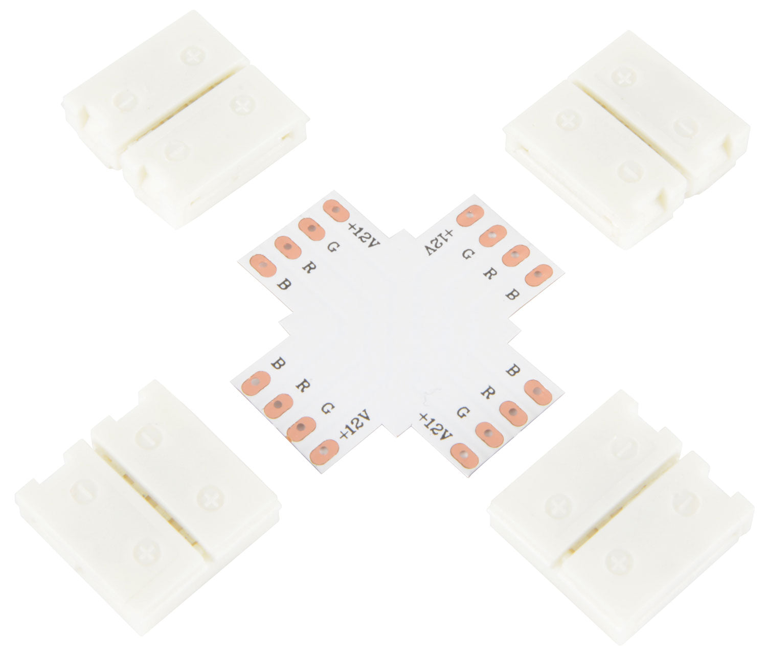 LYYT 12mm RGB LED tape X connector - pack of 5 - view 2