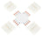 LYYT 12mm RGB LED tape X connector - pack of 5 - view 2