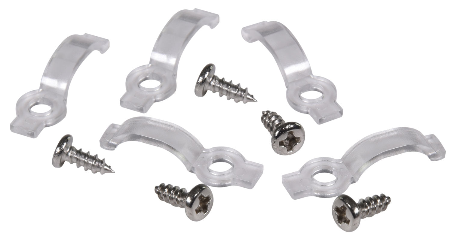 LYYT 10mm Dome clips & screws 5pk
