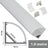 LYYT Aluminium LED Tape Profile 90 Deg Arc 1m - view 8