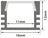 LYYT Aluminium LED Tape Profile Deep Section 1m
