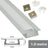 LYYT Aluminium LED Tape Profile Recess 1m - view 2
