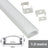 LYYT Aluminium LED Tape Profile Short Crown 1m Frosted - view 2