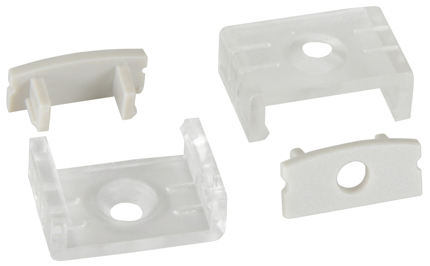 LYYT Aluminium LED Tape Profile Short Crown 1m Frosted - view 5