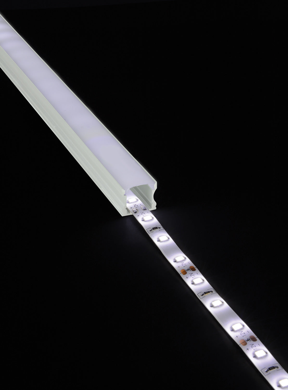 LYYT Aluminium LED Tape Profile Tall Crown 1m - view 3