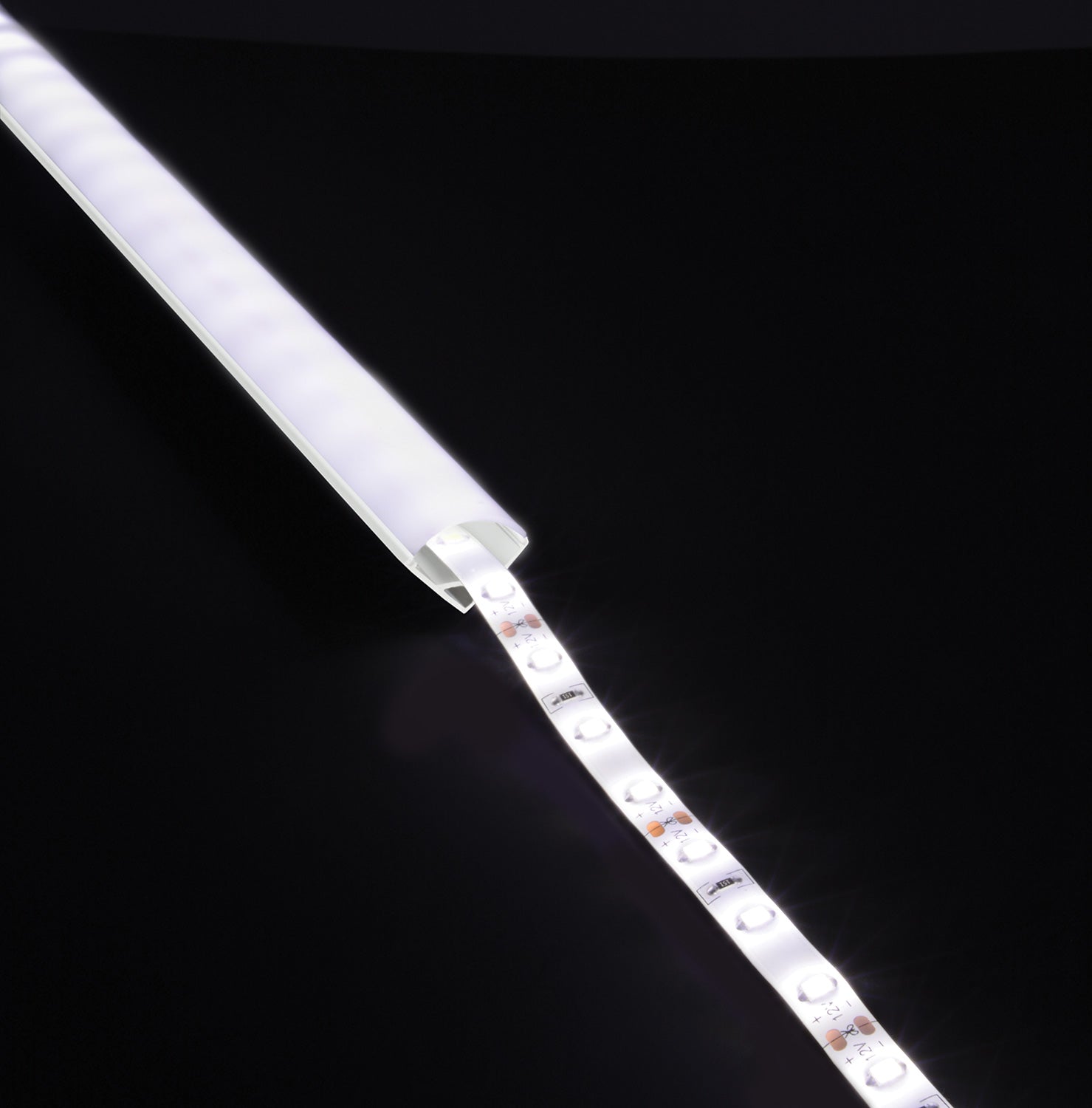 LYYT Aluminium LED Tape Profile 90 Deg Arc 2m - view 6