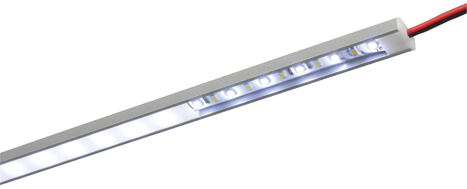 LYYT Aluminium LED Tape Profile Shallow Section 2m - view 2