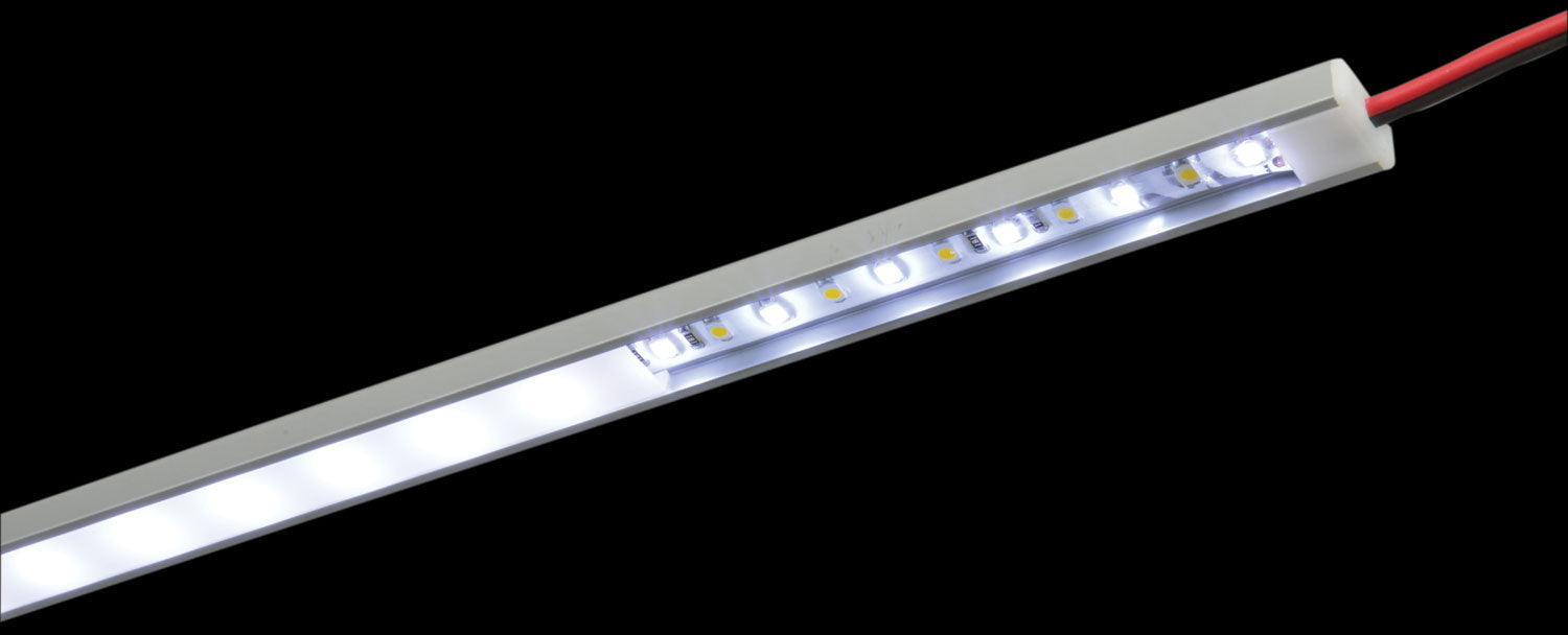 LYYT Aluminium LED Tape Profile Shallow Section 2m - view 7