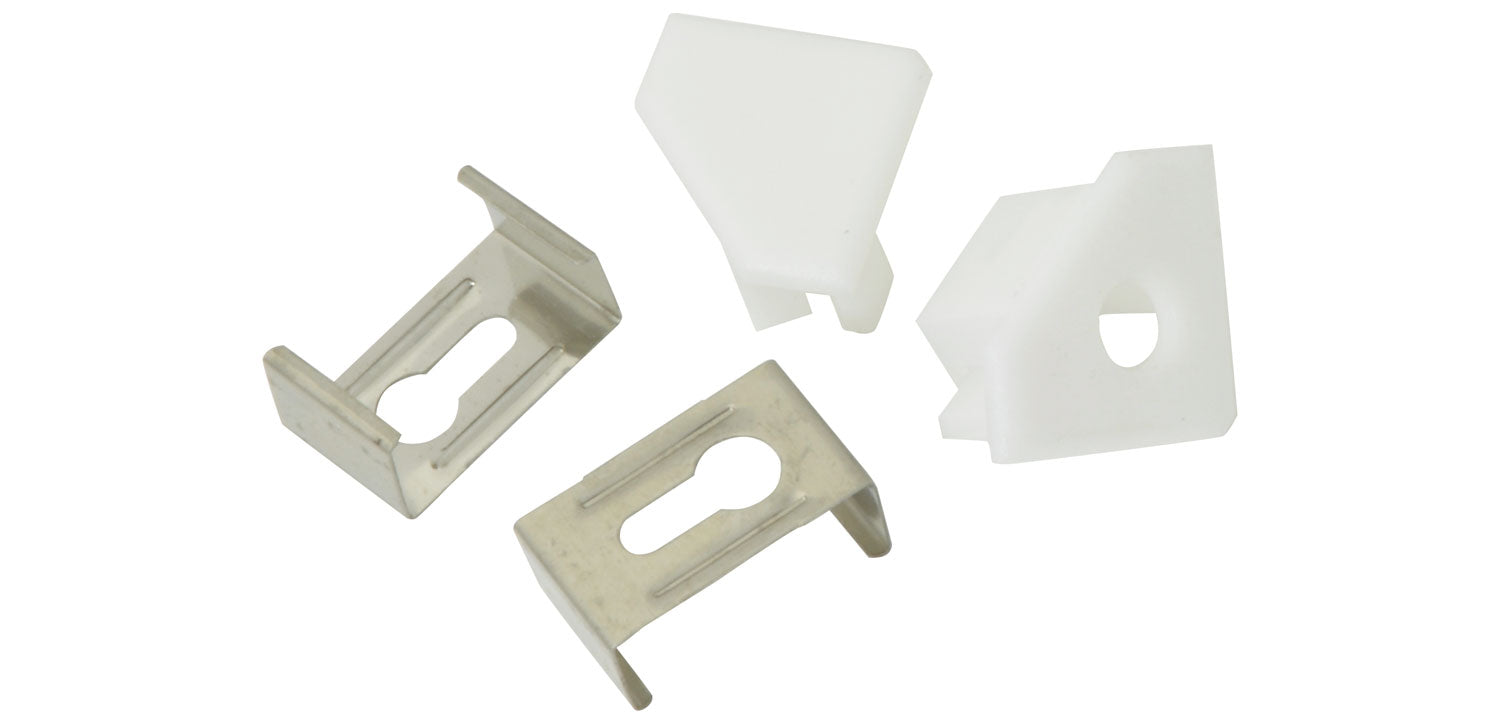 LYYT Aluminium LED Tape Profile 45° Angle 2m Translucent - view 4