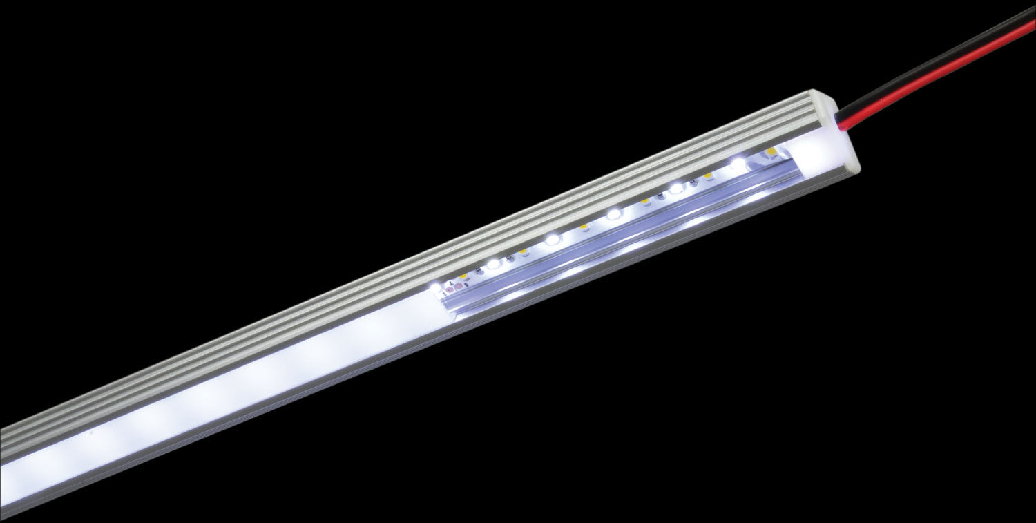LYYT Aluminium LED Tape Profile 45° Angle 2m Translucent - view 7