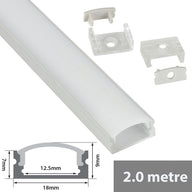 LYYT Aluminium LED Tape Profile Short Crown 2m Frosted - view 2