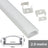 LYYT Aluminium LED Tape Profile Short Crown 2m Frosted - view 2