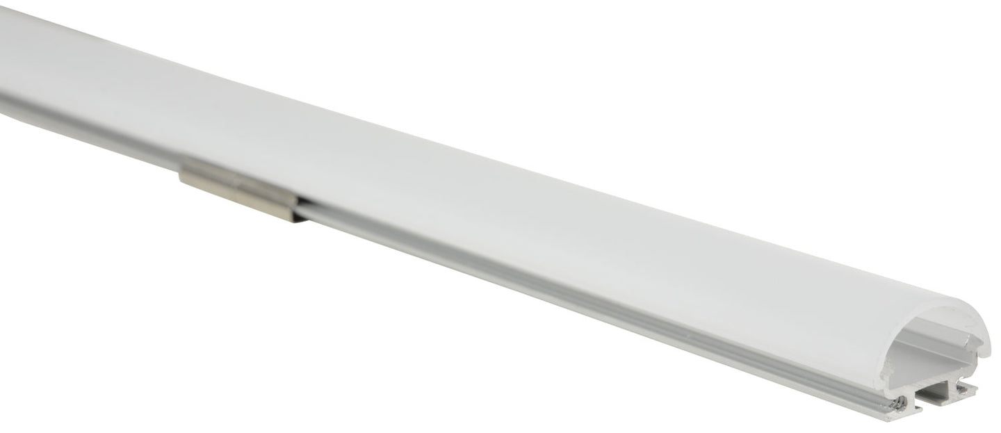 LYYT Aluminium LED Tape Profile D Section 2m - view 3