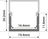 LYYT Aluminium LED Tape Profile Box Section 2m
