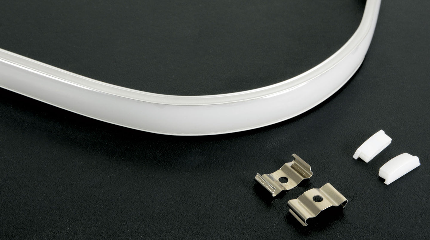 LYYT Aluminium LED Tape Profile Bendable >100mmØ 1m - view 3