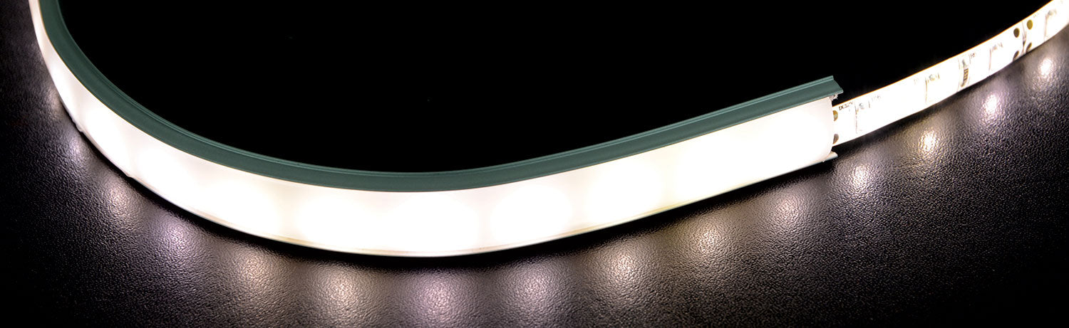 LYYT Aluminium LED Tape Profile Bendable >100mmØ 1m - view 2