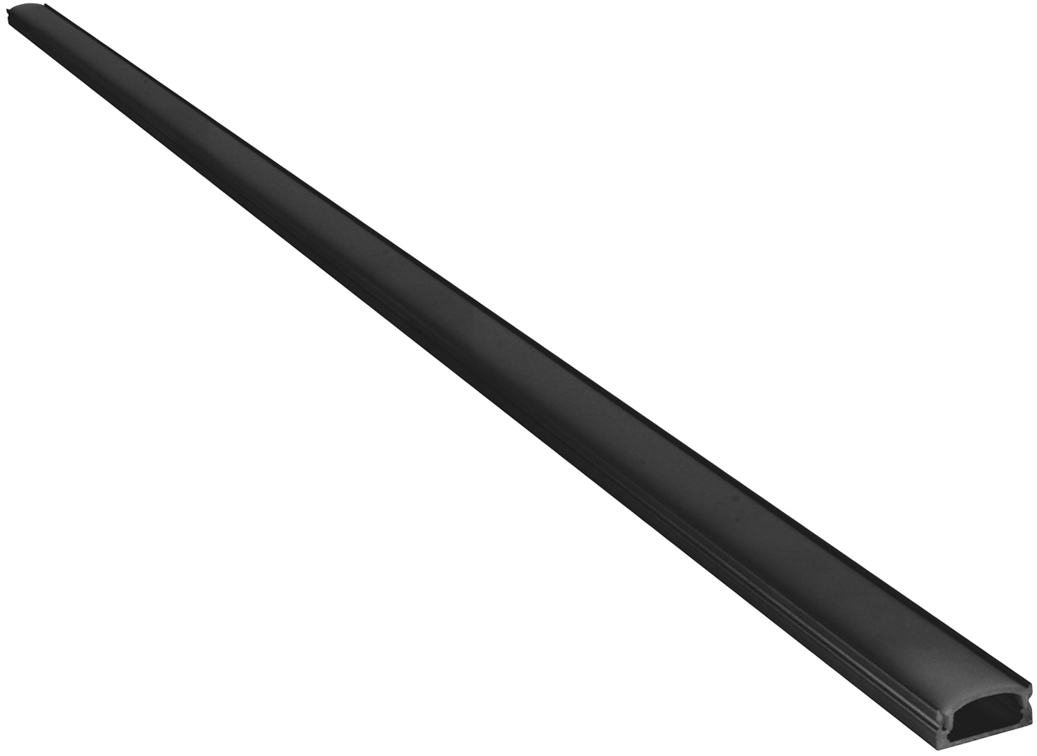 LYYT Aluminium LED Tape Profile Short Crown 1m Black - view 2