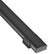 LYYT Aluminium LED Tape Profile Short Crown 1m Black - view 4