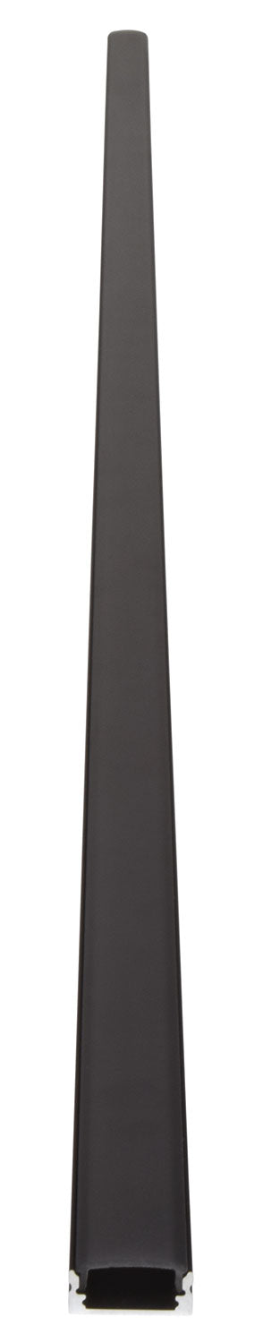 LYYT Aluminium LED Tape Profile Short Crown 1m Black - view 7