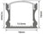 LYYT Black Aluminium LED Tape Profile Tall Crown 1m