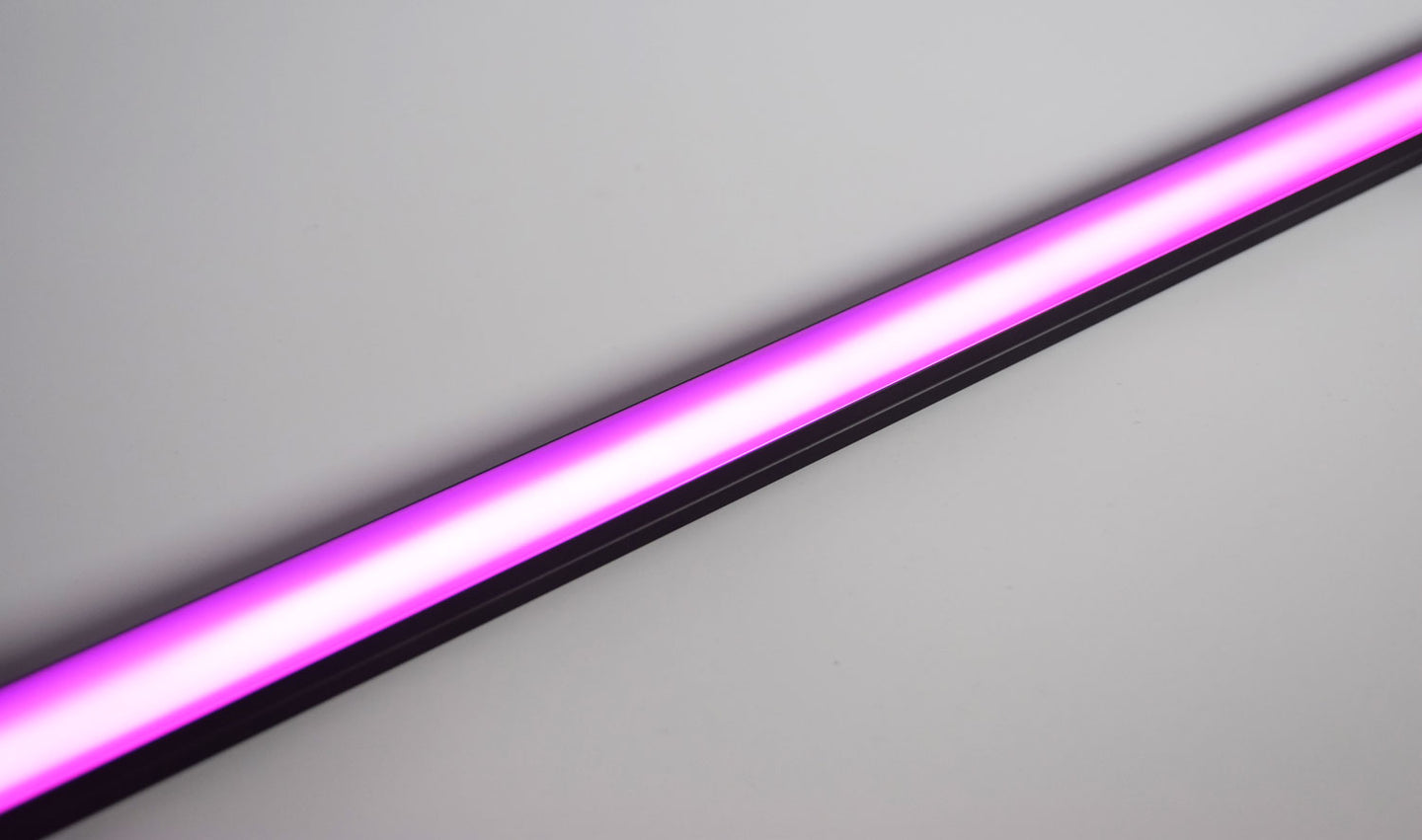 LYYT Aluminium LED Tape Profile Wide Crown 1m Black - view 11