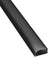 LYYT Aluminium LED Tape Profile Short Crown 2m Black - view 3