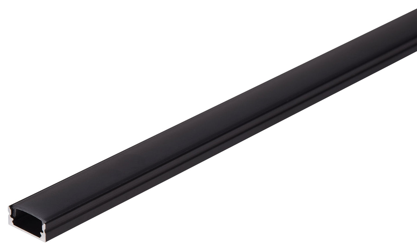 LYYT Aluminium LED Tape Profile Short Crown 2m Black - view 5