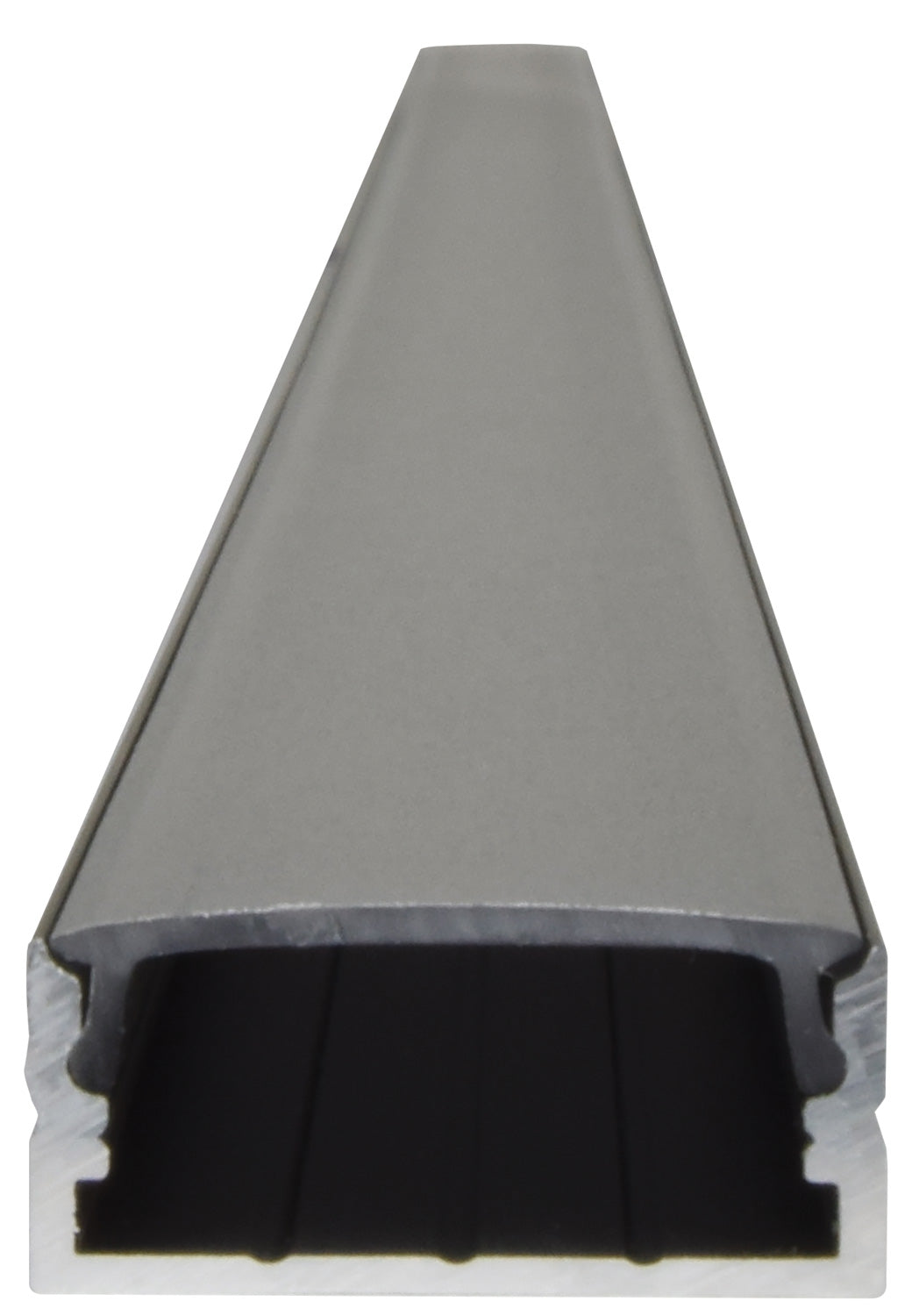 LYYT Aluminium LED Tape Profile Wide Crown 2m Black - view 7