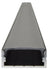 LYYT Aluminium LED Tape Profile Wide Crown 2m Black - view 7