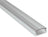 LYYT Aluminium LED Tape Profile Short Crown 2m Clear - view 2