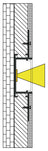 LYYT Wide Flush Mount Plaster In 2m - view 3