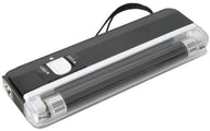 QTX Lamp with built in black light projector - black