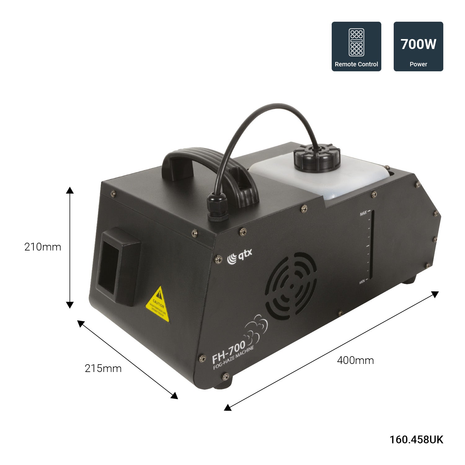 QTX FH-700 Mini Fog-Haze Machine 700W - view 2