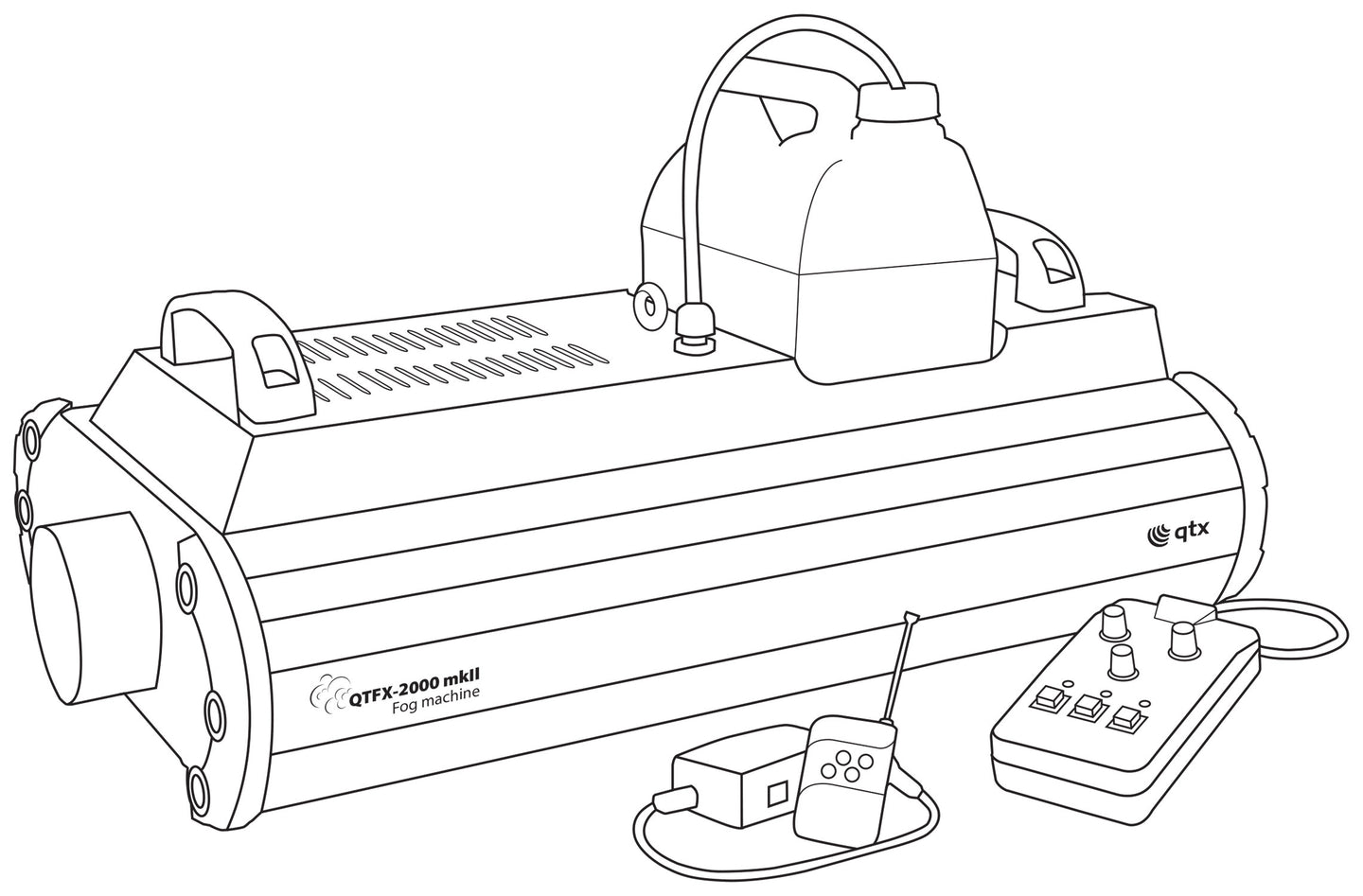 QTX QTFX-2000 mkII High Power Fog Machine 2000W - view 6
