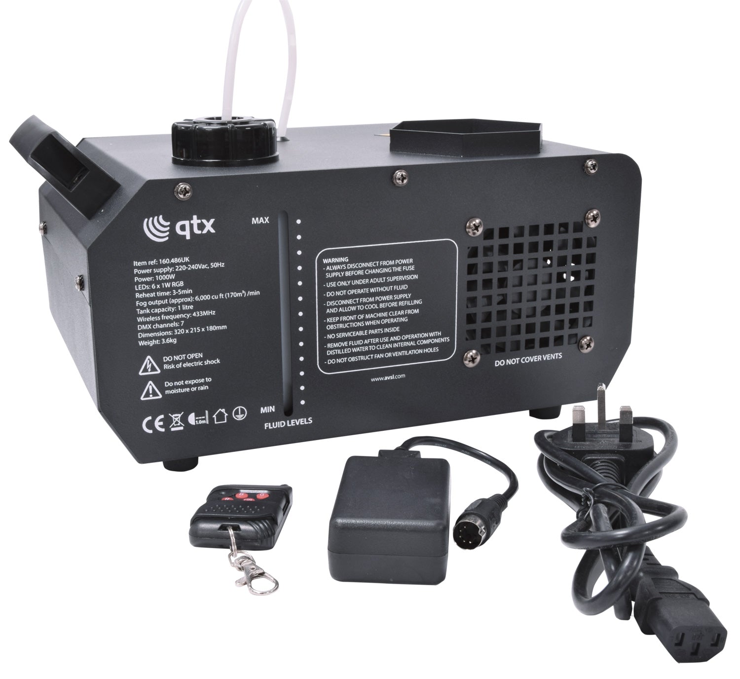QTX FLARE-1000 Vertical LED Fogger - view 7