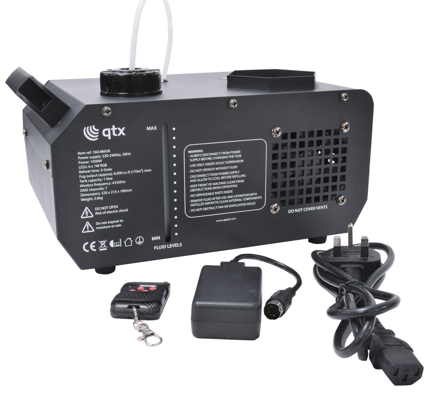 QTX FLARE-1000 Vertical LED Fogger - view 7