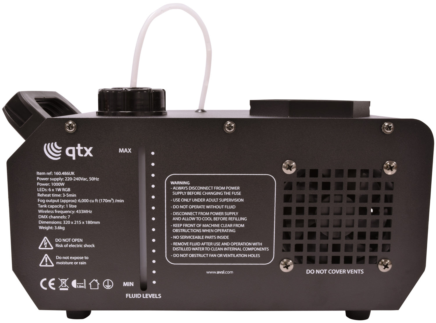 QTX FLARE-1000 Vertical LED Fogger - view 10
